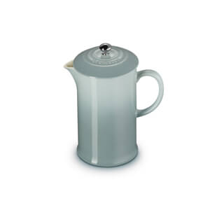 Le Creuset Sea Salt Stoneware Cafetiere with Metal Press 1L